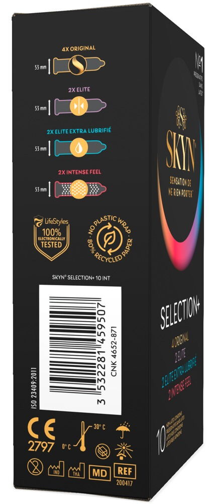 Kondom-Mix „Selection+“, latexfrei