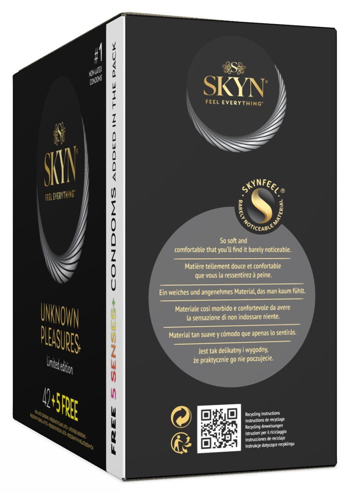 Kondom-Mix „Unknown Pleasures 42+5free“, latexfrei