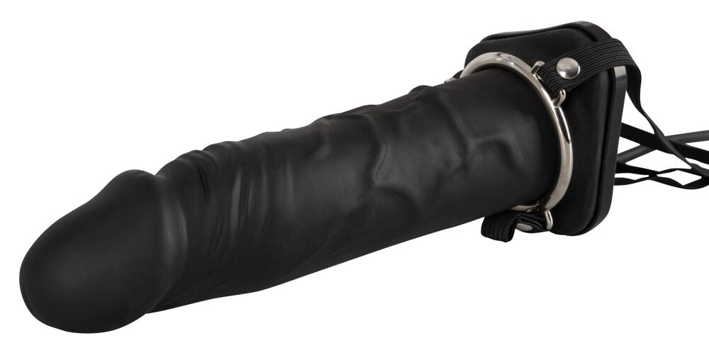 Umschnalldildo „Inflatable Strap On“ zum Aufpumpen, innen hohl