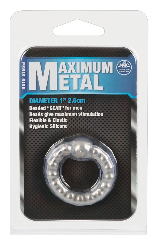 Penisring „Maximum Metal“ mit Metallkugeln