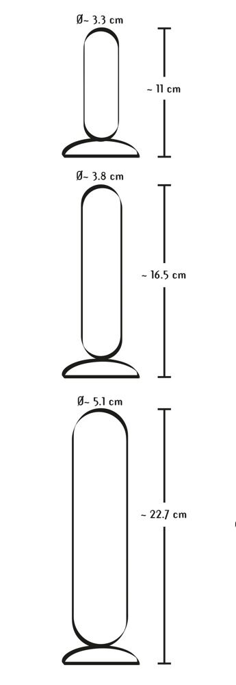 3-teiliges Analdildo-Set „Anal Training“