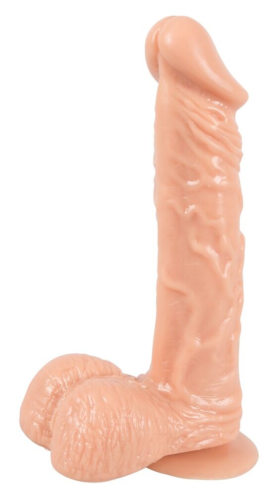 Naturdildo „European Lover“, 22,5 cm mit Saugfuß aus TPE