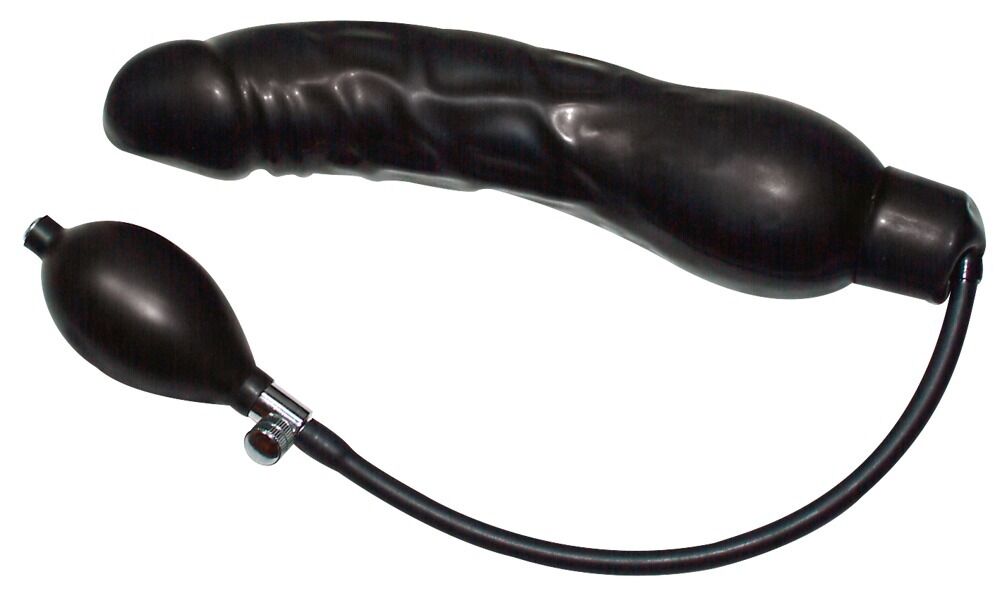 Pumpdildo „Black Latex Balloon“, 23 cm