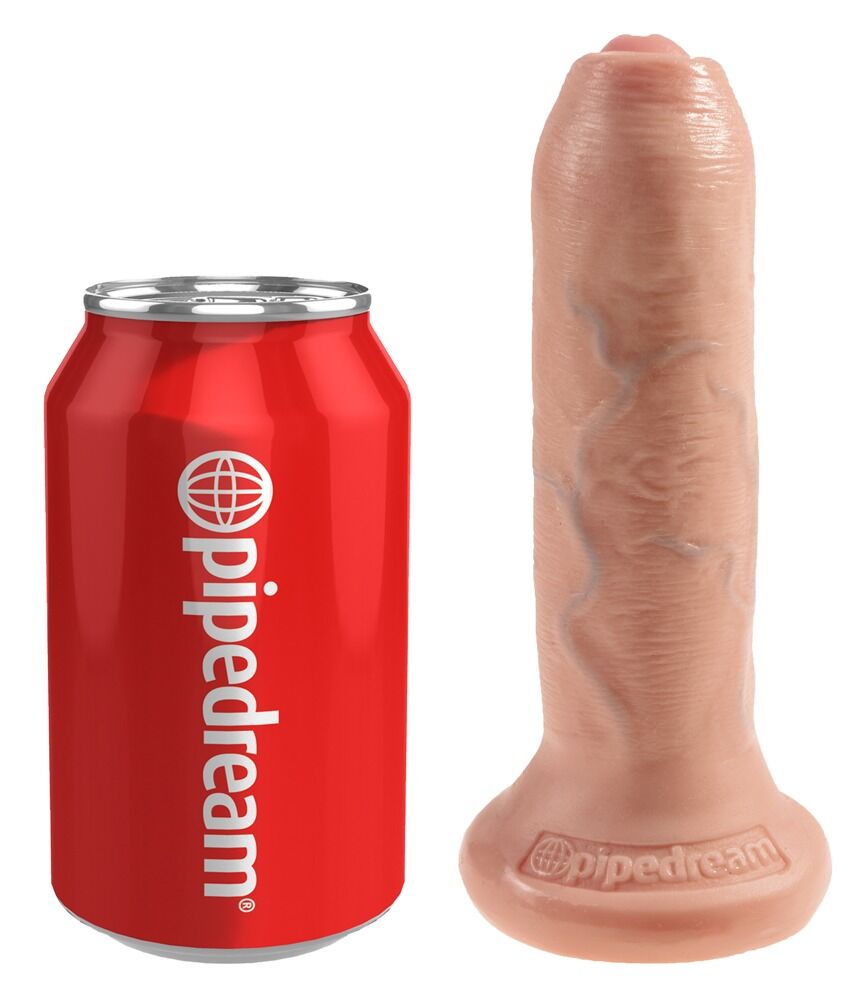 Dildo „6" Uncut Cock“ mit beweglicher Vorhaut