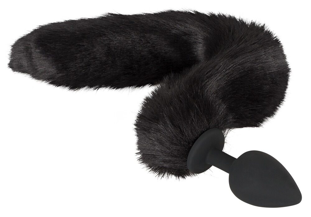 Analplug mit Katzenschwanz plus Haarreif mit Katzenohren