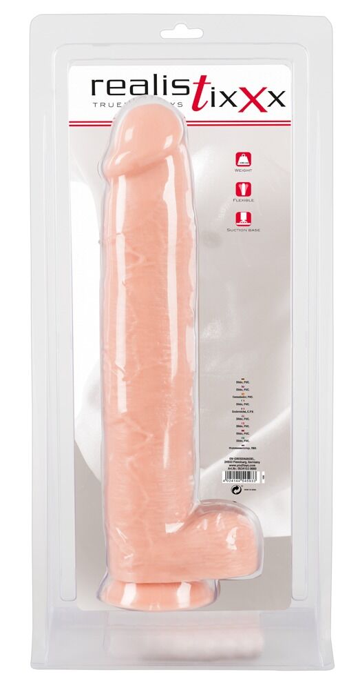 Naturdildo "Giant 3XL" mit Saugfuß