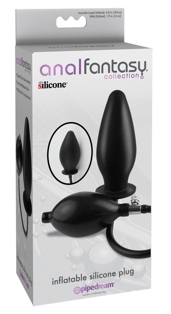 Plug „inflatable silicone plug“, aufblasbar