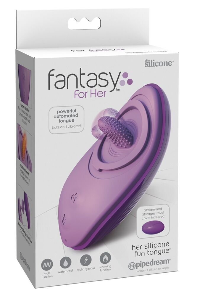 Vibrator „Her Silicone Fun Tongue“, 13 cm