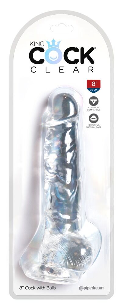 Dildo „Cock with Balls 8“, 22,2 cm