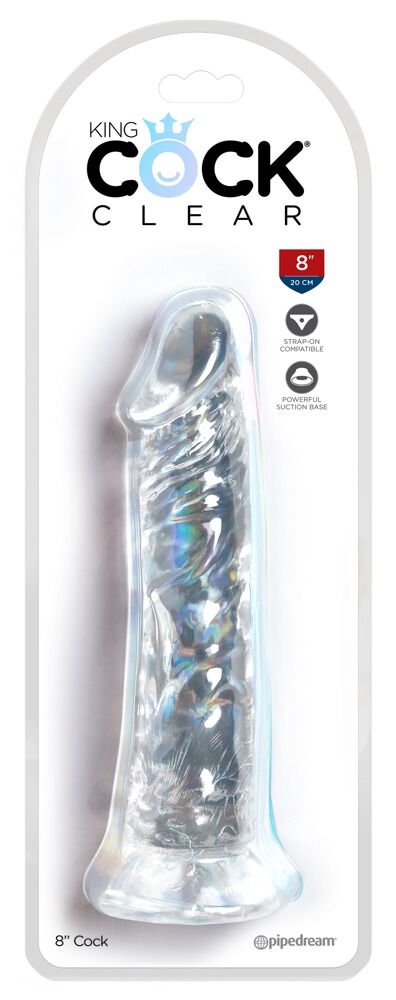 Dildo „Cock 8 Clear“, 21,8 cm