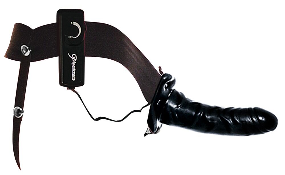Umschnall-Vibrator „Vibrating Hollow Strap-On“, hohl