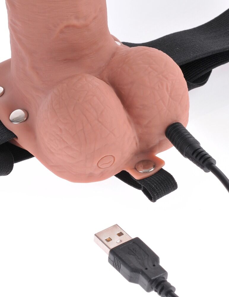 Umschnallvibrator „Hollow Strap-On with Rechargeable Remote“, hohl