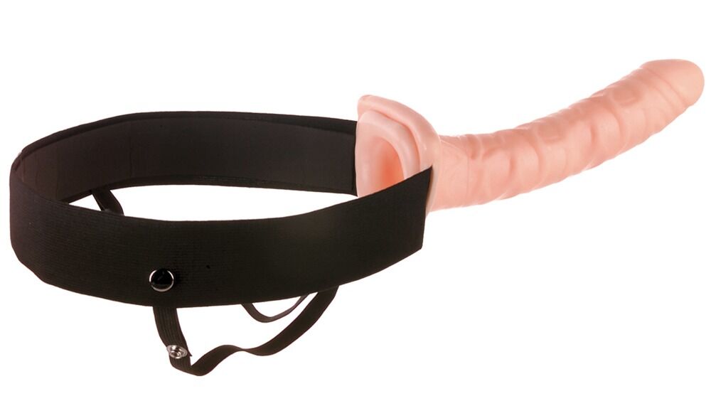 Umschnalldildo „10" Flesh Hollow Strap-on“, hohl