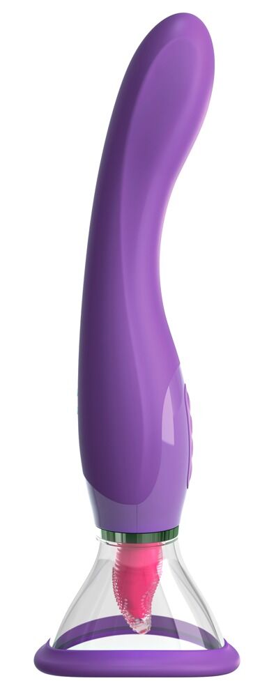 Vibrator „her ultimate pleasure“ mit Hotspot-Sauger & Zungenstimulator