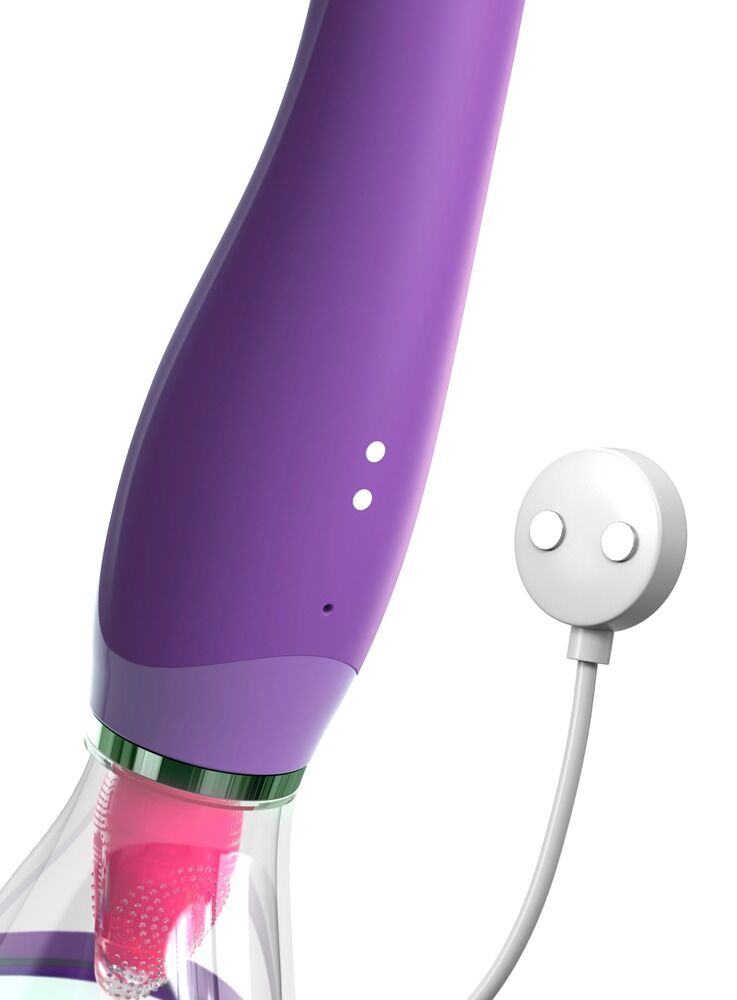 Vibrator „her ultimate pleasure“ mit Hotspot-Sauger & Zungenstimulator