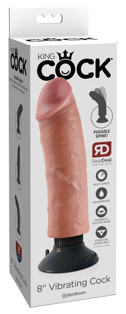 Vibrator „8“ Vibrating Cock“, 25 cm