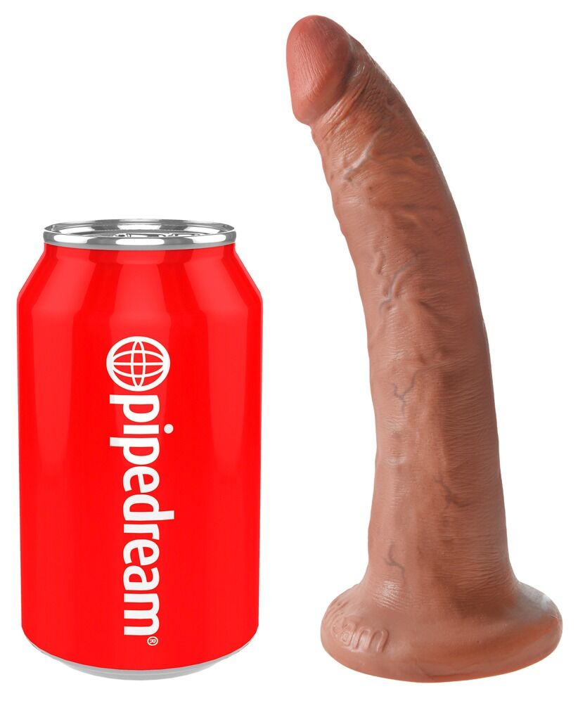 Naturdildo 7" Cock mit Saugfuß