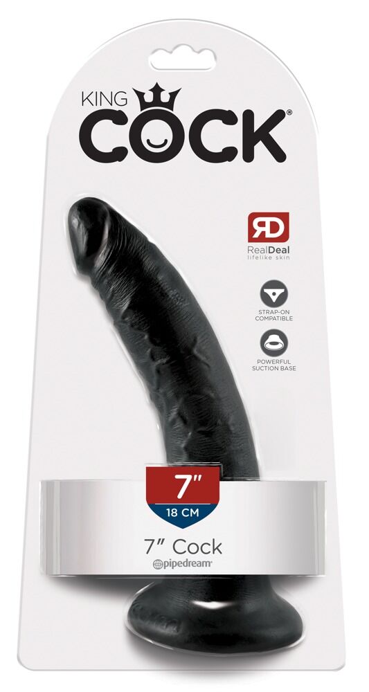 Naturdildo 7" Cock mit Saugfuß