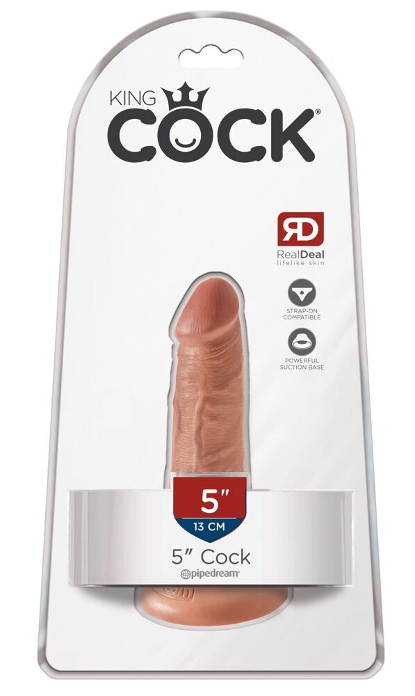 Penisdildo „5" Cock“ mit Saug-/Standfuß
