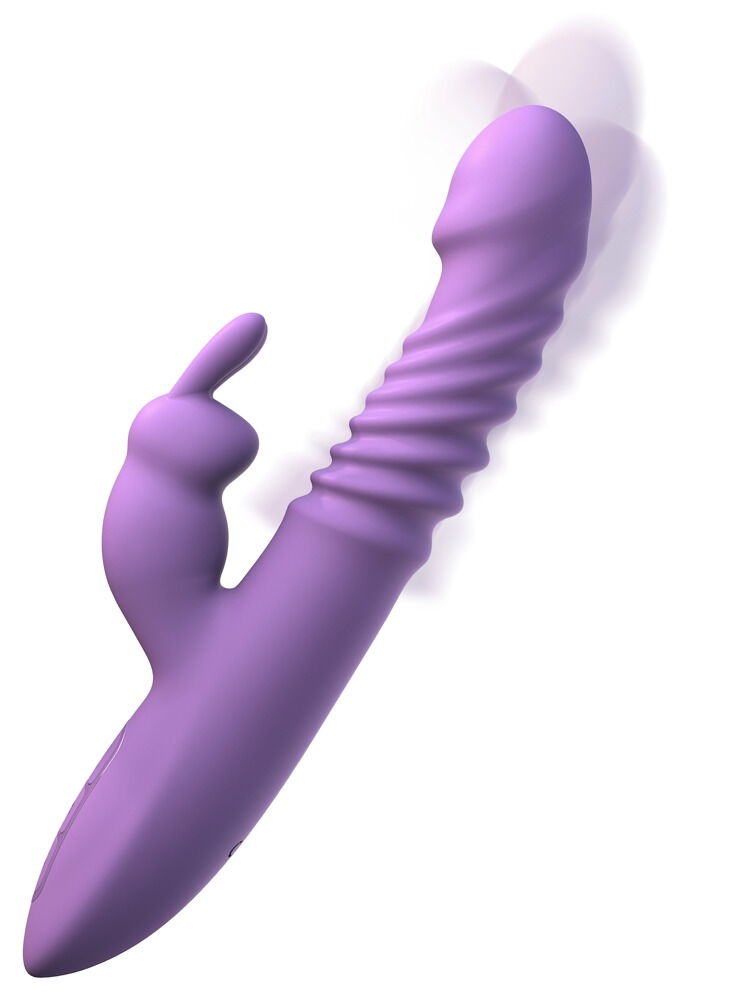 Stoßvibrator “her thrusting silicone rabbit”, mit Heizfunktion