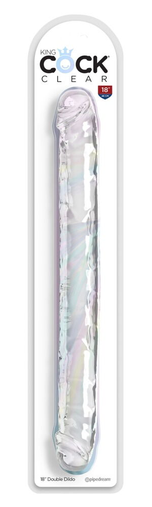 Doppeldildo transparent