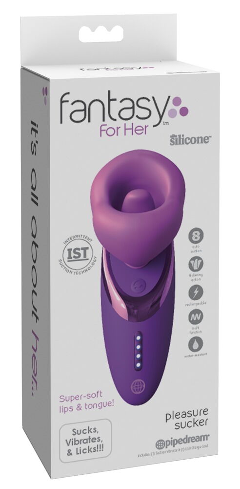 Zungenvibrator „Pleasure Sucker“ mit Saugschale