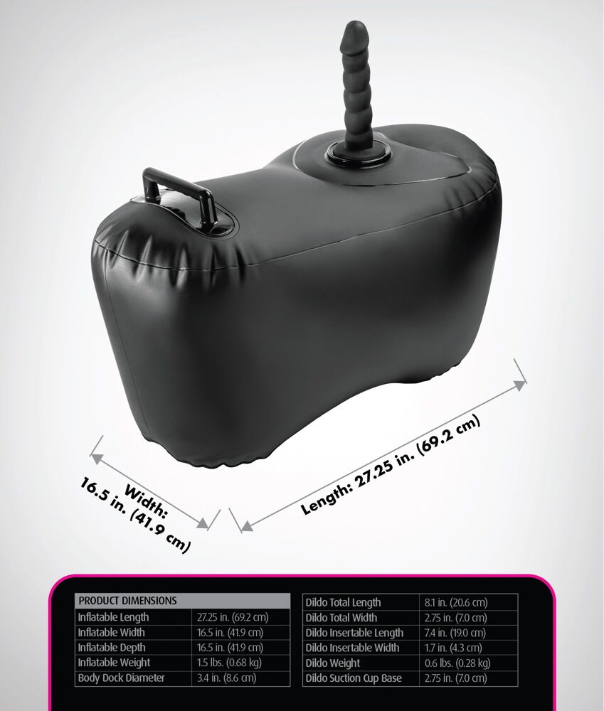 Liebeskissen „Body Dock Inflatable Love Seat“ inklusive Dildo