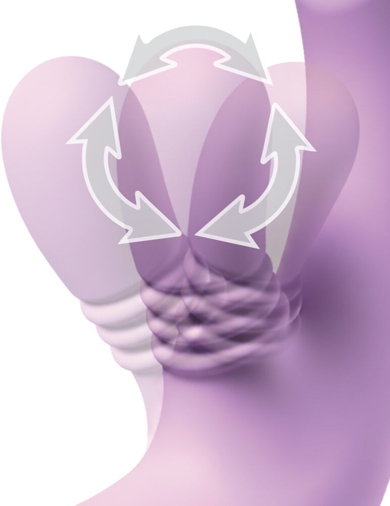 Rabbitvibrator „IntiMotion Flutter Pro“ mit 4 Motoren