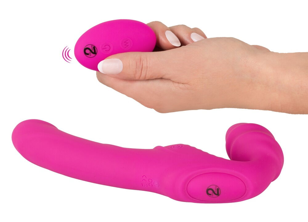 „Vibrating Strapless Strap-on 2“ mit 9 Vibrationsmodi per Fernbedienung