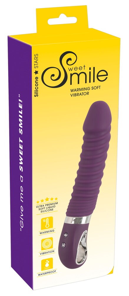 Vibrator „Warming Soft“ mit Wärmefunktion, 12 Vibrationsmodi