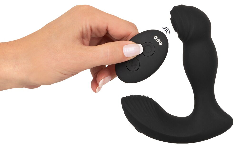 „RC Prostata Vibrator mit Klopffunktion“, 11 Vibrationsmodi