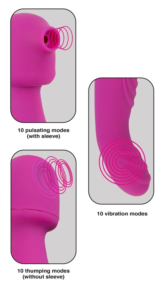 Vibrator „3 Function Vibrator“, beidseitig verwendbar