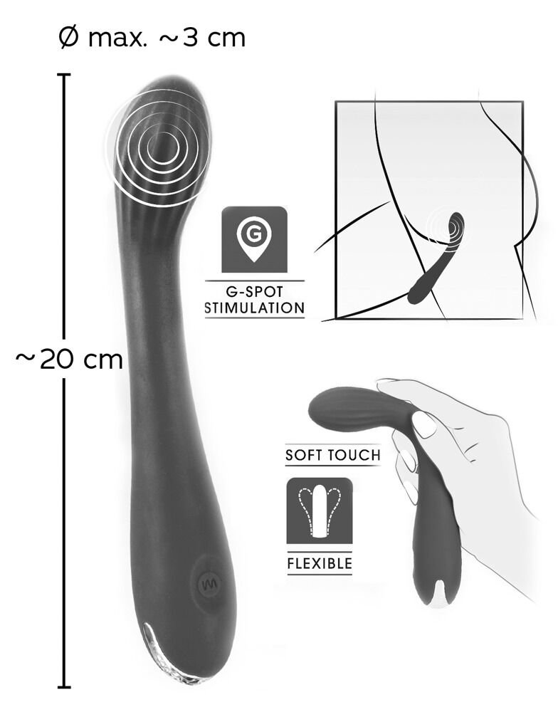 Vibrator „G-Spot“, 12 Vibrationsmodi, wiederaufladbar