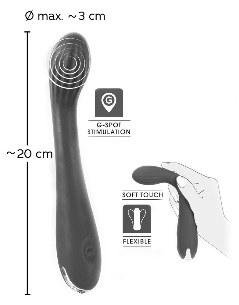 Vibrator „G-Spot“, 12 Vibrationsmodi, wiederaufladbar