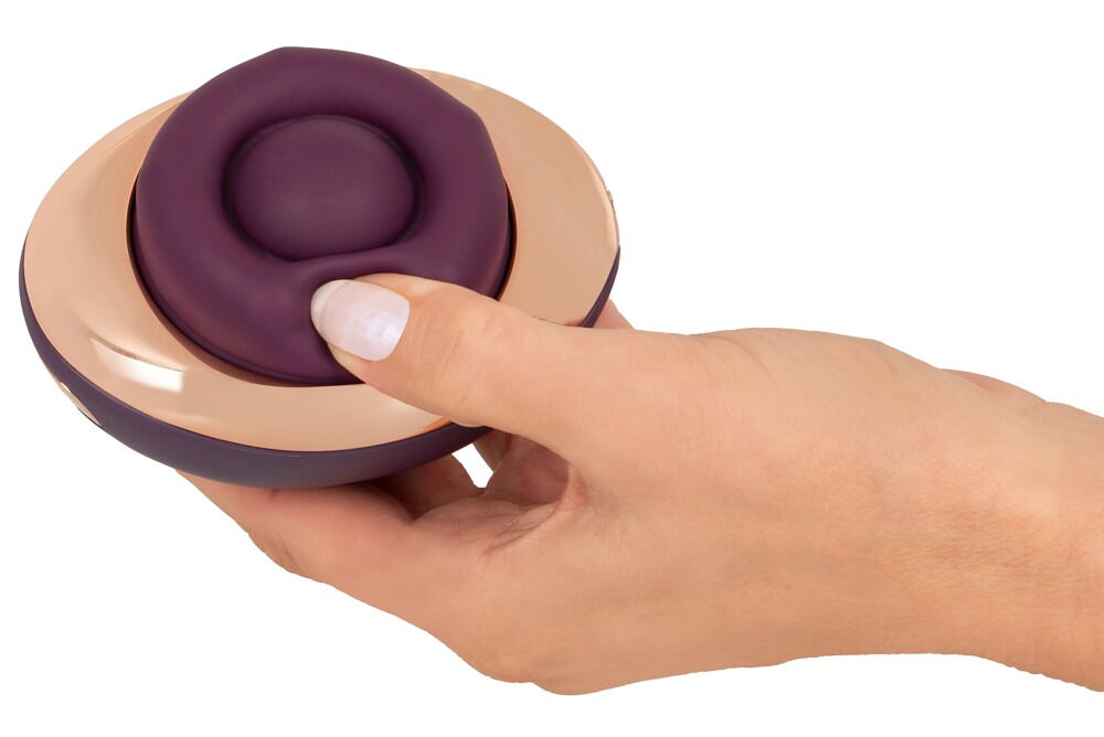 Auflegevibrator „Rotating Vulva Massager“ mit Haltering