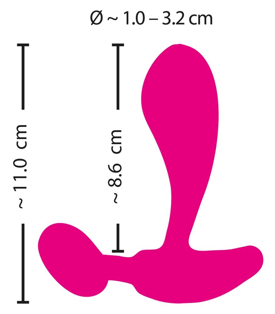 „RC C- & G-Spot Vibrator“ mit Fernbedienung, 10 Vibrationsmodi