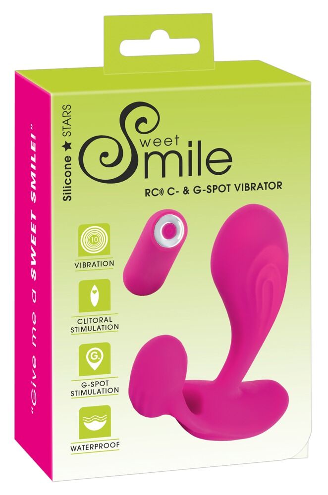 „RC C- & G-Spot Vibrator“ mit Fernbedienung, 10 Vibrationsmodi