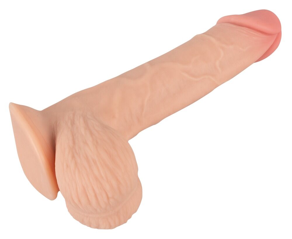 Naturdildo „Dildo with moveable Skin“ mit Saugfuß