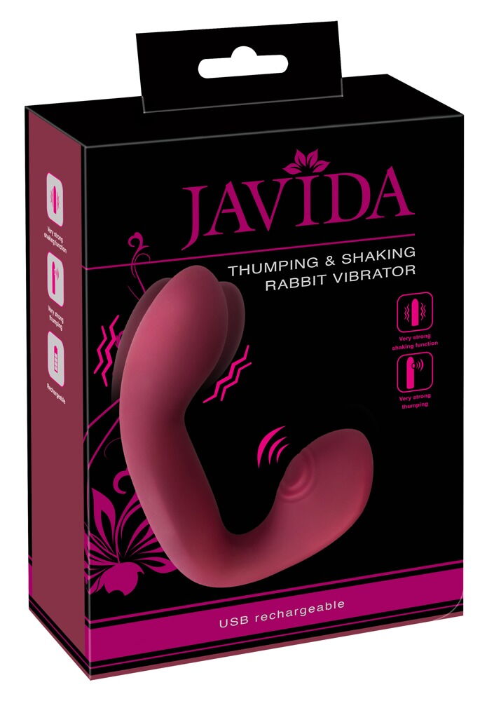„Thumping & Shaking Rabbit Vibrator“ mit 2 x 10 Modi + Sofort-Power