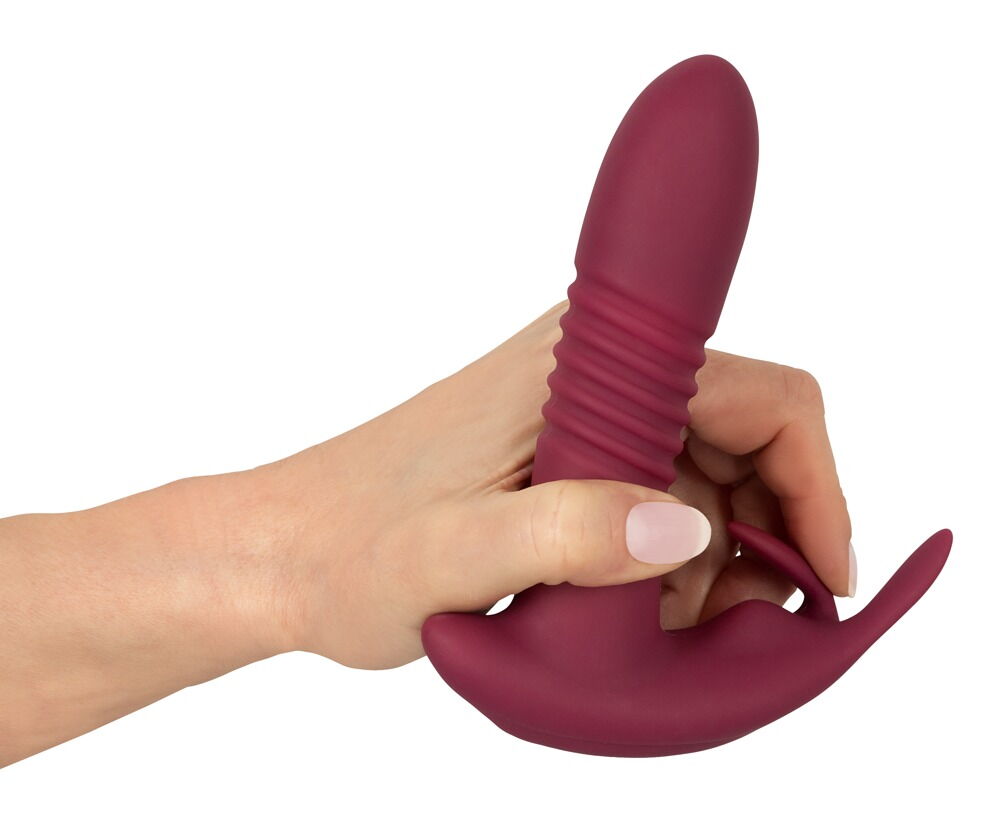 „RC Hands-free 3 Function Vibrator“ mit Rotation, Stoßfunktion und Vibration