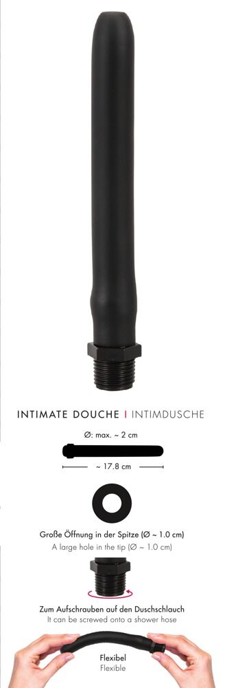 „Silikon-Intimdusche“, biegsam und flexibel