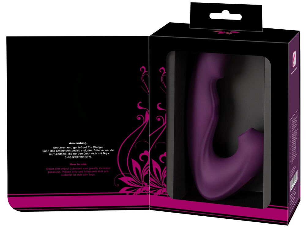 Vibrator „4 Function“ mit Klopf-Funktion und Klitoris-Sauger