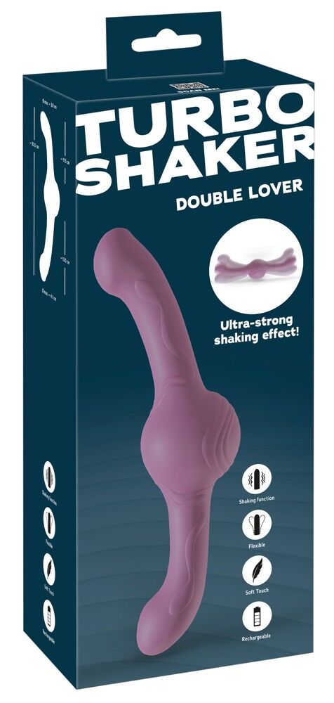 Doppelvibrator „Turbo Shaker Double Lover“, beidseitig verwendbar