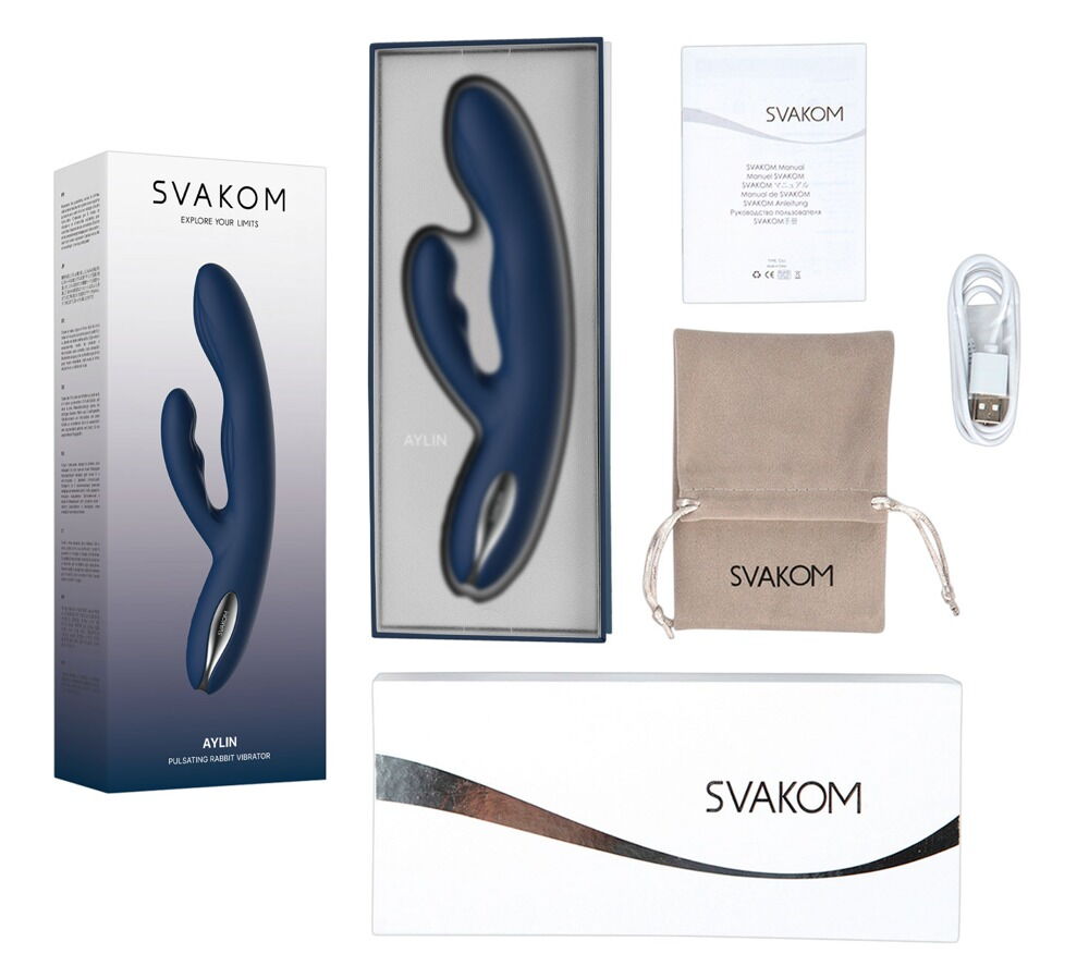 Rabbitvibrator „Aylin“ mit pulsierender Spitze