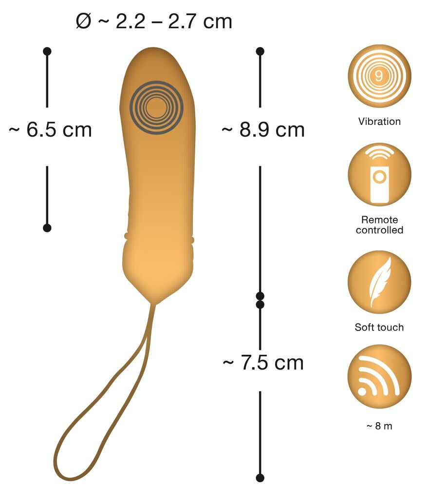 Vibro-Ei mit Fernbedienung