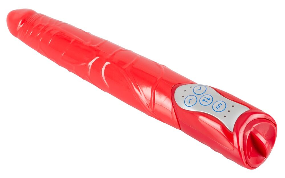 Naturvibrator „Red Push“, 27,5 cm, mit Stoßfunktion