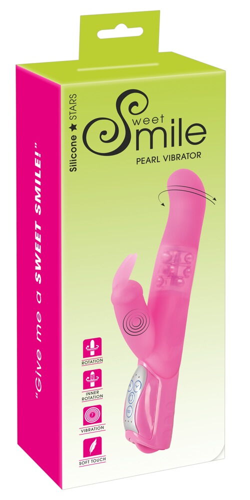 Rabbitvibrator „Pearl Vibrator“ mit rotierenden Massageperlen