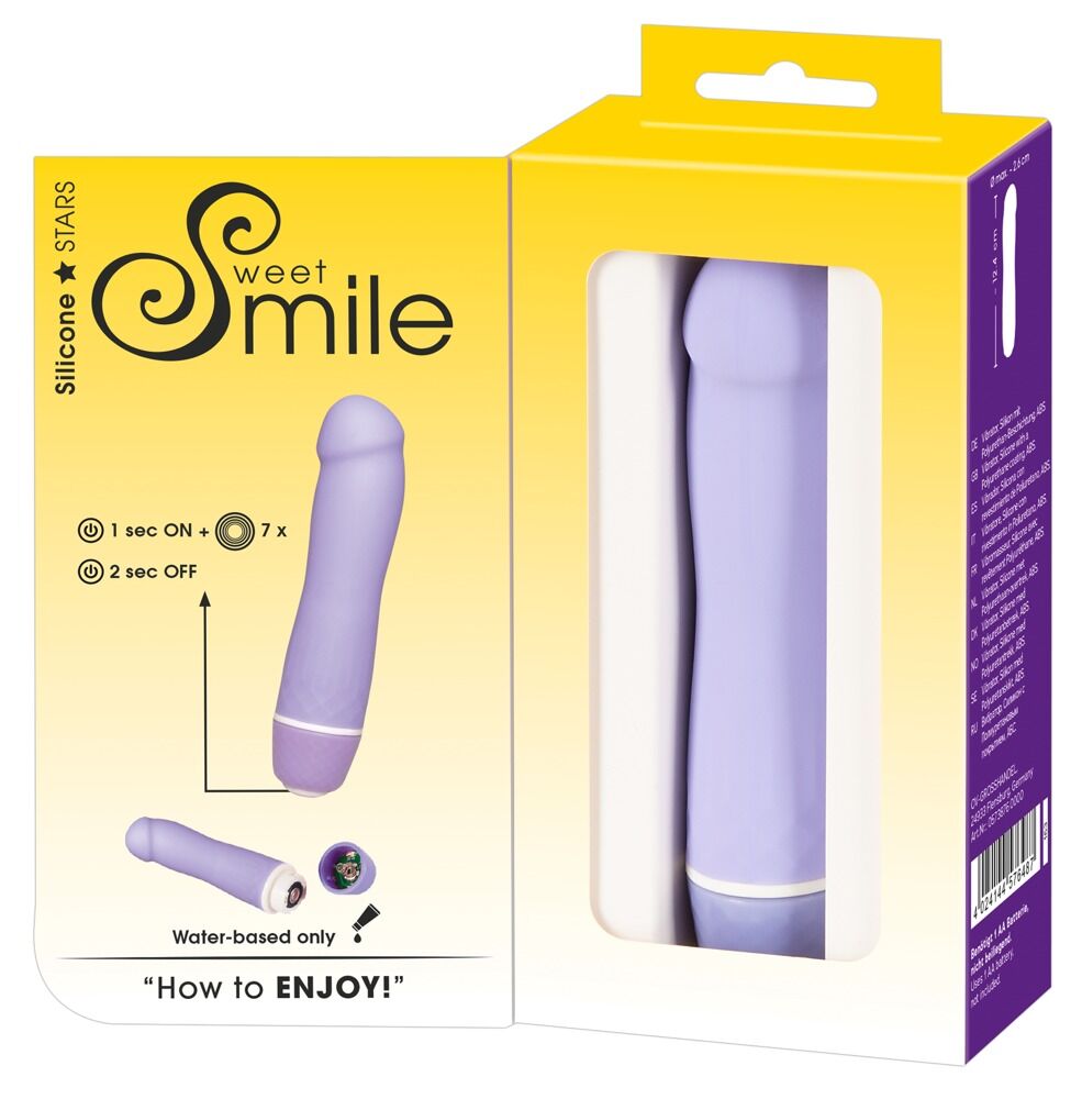 Minivibrator „Sweety“, 12,4 cm, mit 7 Vibrationsrhythmen