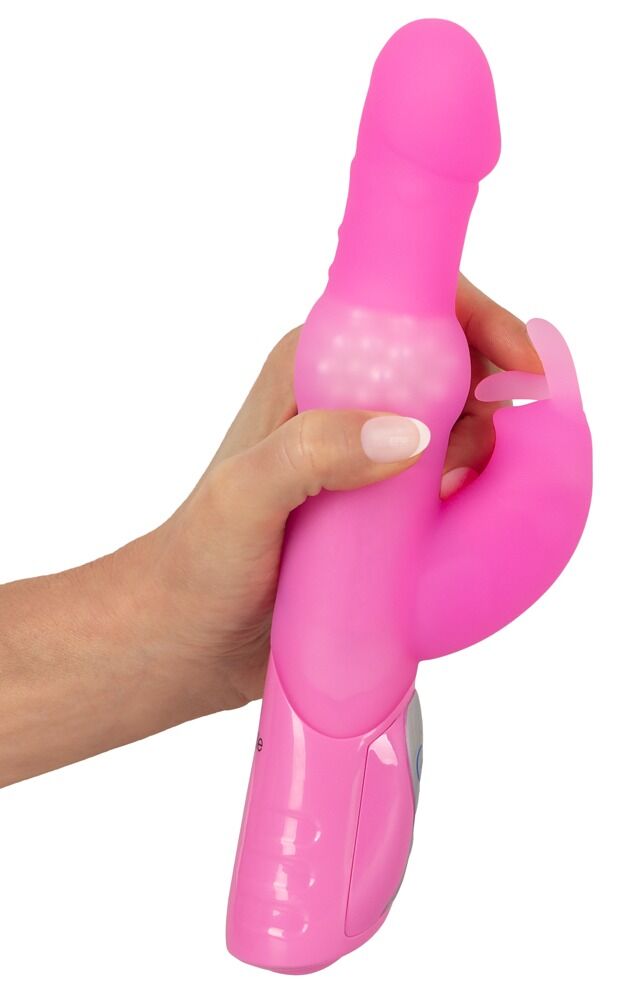 Rabbitvibrator „Pearly Rabbit“ mit rotierenden Massagekugeln