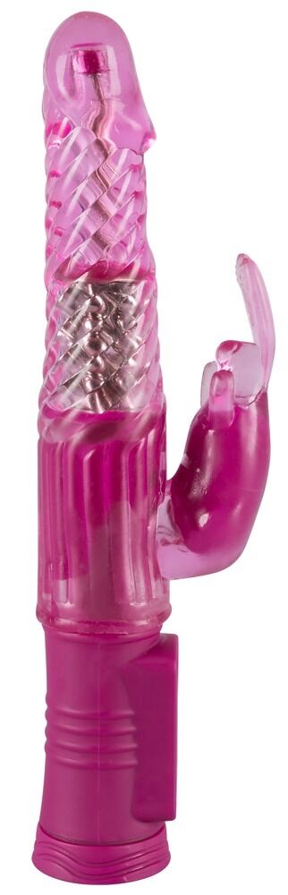 Rabbitvibrator „Sugar Babe“, 22 cm, mit 8 Vibrationsstufen und 4 Rotationsstufen